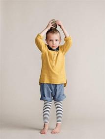 img 1 attached to 🌿 Hansel Basel Leggings: Eco-Friendly Organic Girls' Clothing and Leggings for Toddlers