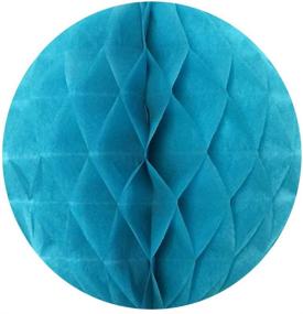 img 3 attached to 🎉 Set of 5 Aqua Tissue Honeycomb Ball Party Decorations for Weddings, Birthdays, Baby Showers, Nursery Décor - Wrapables 6-inch