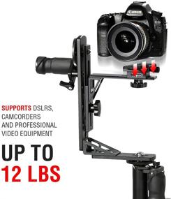 img 2 attached to 🎥 Vidpro MH-430 Motorized Pan & Tilt Gimbal Head – Complete Set with Joystick, Cables, Adapter, Carrying Case – Remote Control for DSLR Camcorder Video Equipment