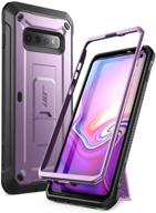 supcase unicorn beetle pro series designed for samsung galaxy s10 case (2019 release) full-body dual layer rugged with holster &amp cell phones & accessories logo