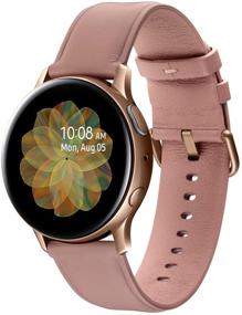 img 1 attached to Samsung Galaxy Active 2 Wi-Fi Stainless Steel Watch (40MM, International Version) - Pink Gold