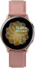 img 4 attached to Samsung Galaxy Active 2 Wi-Fi Stainless Steel Watch (40MM, International Version) - Pink Gold