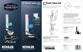 img 1 attached to 🚽 Kohler Genuine Part 85406 2-Inch Toilet Flush Valve Kit, Various Color Options