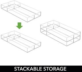 img 3 attached to MDesign Divided Organizer Bathroom Countertop