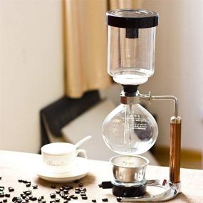 img 3 attached to iCoffee Siphon Coffee Maker Tabletop Syphon Brewer