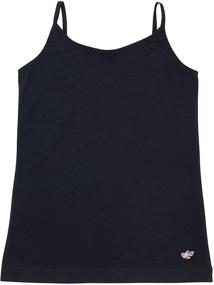 img 2 attached to Adjustable Layering Girls' Clothing: Lucky Me Camisoles for Tops, Tees & Blouses