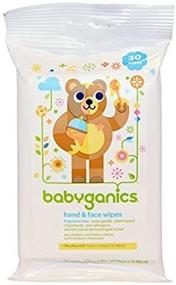 img 1 attached to 🌿 Babyganics Hand and Face Wipes: Fragrance-Free and Convenient 30 Count Pack