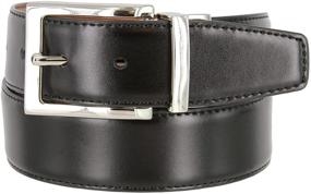 img 4 attached to 👔 Men's Casual Dress Accessories: Genuine Leather Belts with Reversible Design