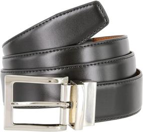 img 2 attached to 👔 Men's Casual Dress Accessories: Genuine Leather Belts with Reversible Design