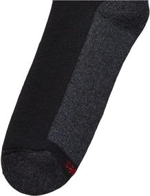 img 3 attached to Hanes Max Cushion Crew Socks for Men - 6 Pair Pack