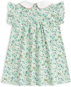 img 3 attached to 🌸 Stylish and Comfortable: Simplee Kids Baby Girls Summer Casual Floral Print Sundress for Toddler Princesses