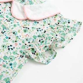 img 1 attached to 🌸 Stylish and Comfortable: Simplee Kids Baby Girls Summer Casual Floral Print Sundress for Toddler Princesses