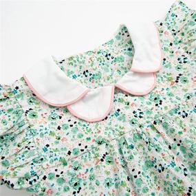 img 2 attached to 🌸 Stylish and Comfortable: Simplee Kids Baby Girls Summer Casual Floral Print Sundress for Toddler Princesses