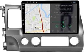 img 4 attached to 🚗 Android 10.1 Двойная магнитола Double Din для Honda Civic 2007-2011 | Автомобильное радио GPS-навигация Bluetooth USB-плеер | 2GB RAM 32GB ROM | Поддержка функции зеркального отображения