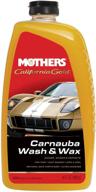 🌟 калифорнийское золото carnauba мойка и воск - 64 унции от mothers 05674 логотип