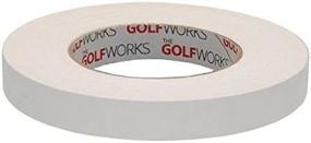 img 1 attached to 🏌️ GolfWorks Double Sided Grip Tape - Secure Golf Club Gripping Adhesive - 18mm x 36yd Roll