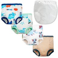 plastic training toddler underwear 4t: comfortable and easy to clean logo