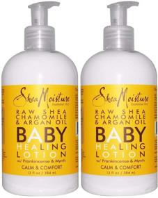 img 2 attached to 🧴 Shea Moisture Raw Shea Chamomile & Argan Oil Baby Lotion (13 oz) - Pack of 2