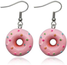 img 3 attached to 🍪 Charming Cartoon Cookie Earrings: Perfect Jewelry for Friendship Girls