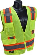 👕 radians sv6g5x surveyor safety vest - size large логотип