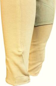 img 1 attached to 👖 Stylish and Comfortable Shires Kids Essential Low Rise Pull On Jodhpurs for the Perfect Equestrian Look