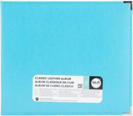 we r memory keepers classic album & sleeve - 12x12 ring binder in aqua - seo-optimized logo