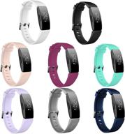 🎉 gincoband 8pcs заменяемые браслеты для fitbit inspire hr - удобные спортивные браслеты для fitbit inspire hr женщин и мужчин логотип