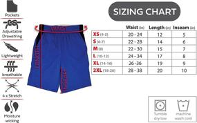 img 1 attached to Andrew Scott Boys 3 Pack Sport Shorts, Featuring Active Performance Mesh for Basketball