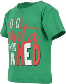 img 2 attached to 🎅 Adorable Baby Boys Christmas T-Shirt: Dear Santa, I was Framed!