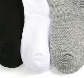img 1 attached to Jamegio 18-Pack Breathable Cotton Short Socks for Toddler Boys and Girls - Kids' Socks
