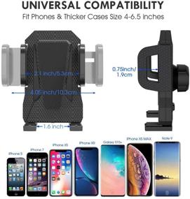 img 1 attached to Miracase Air Vent Phone Holder: Универсальный автомобильный держатель для iPhone 12/12 Pro/12 Pro Max/11 Pro Max/XR/XS Max/8 Plus, Samsung Galaxy S10/S10+ и многих других.