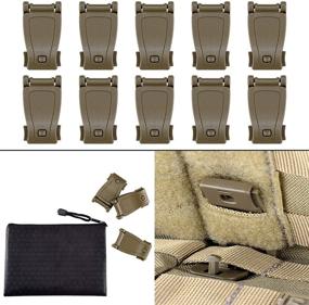 img 4 attached to 🔧 Boosteady Tactical Strap Management Tool - MOLLE Clip Web Dominator Buckle for Tactical Bag, Backpack