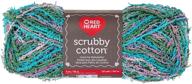 revitalize your cleaning routine with red heart scrubby cotton yarn, paradise logo