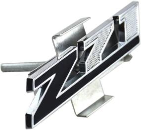img 4 attached to 1PC Aimoll Z71 Grille (Small) Emblem Badge for Chevrolet Silverado 2500HD 3500HD Sierra Tahoe - Chrome Black