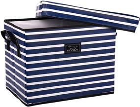 img 4 attached to 📦 Medium Lidded Storage Bin with Handles, SCOUT Rump Roost - Collapsible & Stackable