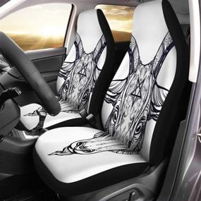 img 3 attached to Pinbeam Pentagram Accessories Protectors Universal Interior Accessories in Seat Covers & Accessories