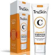 🍊 truskin vitamin c face moisturizer: brightening anti aging wrinkle cream with vitamin b5, e, jojoba oil, aloe vera, and green tea logo