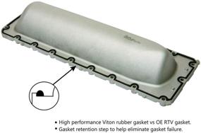 img 2 attached to 🔧 URO Parts Performance Intake Valley Pan with Enhanced FPM/FKM Gasket - 11141742042PRM