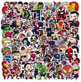 img 4 attached to Teens Hero Stickers[100pcs]: Waterproof Decals for Laptop, Hydro Flask, Water Bottle, Car Cup, Guitar, and More - Ideal Kids/Teens Gift