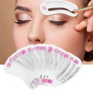 👁️ 24-piece assorted eyebrow shaping stencils, kalolary eyebrow grooming stencil kit with shaping templates - diy tools for festive christmas eyebrow shaping logo