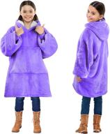 🧥 warm and cozy oversize reversible kids' blanket sweatshirt - perfect for home store logo