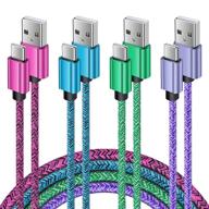 charger 4 pack charging braided samsung logo
