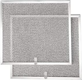 img 1 attached to 🔍 Broan BPS1FA30 Replacement Filters for QS1 and WS1 30” Range Hoods - Aluminum, 2-Pack