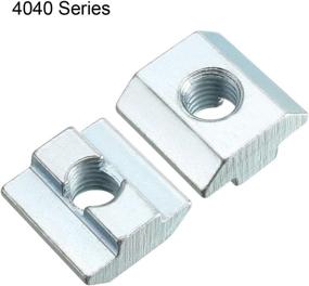 img 2 attached to Uxcell Threaded Aluminum Extrusions Profile Fasteners in Threaded Inserts