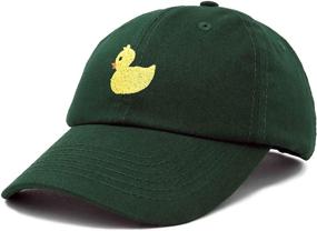 img 1 attached to DALIX Ducky Infant Baseball Lavender Boys' Accessories Cap