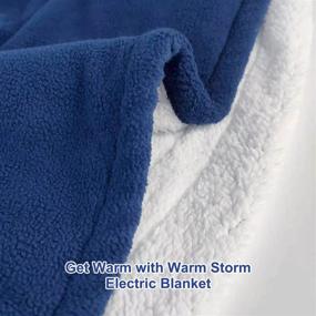 img 1 attached to Blankets Electric Reversible Setting 4 Auto Off Bedding