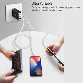 img 2 attached to UltiCharge - BoltzPro: MultiVoltz 4-Port 40W USB Ultra Fast Smart Charger, Compatible with Leading Mobile Devices, 100% Safe Charging, Ideal for Simultaneous Charging of Multiple Devices