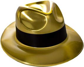 img 4 attached to Набор шляп Gold Gangster Fedora