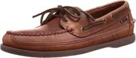 👞 sebago schooner brown medium width men's shoes: classic style with optimal fit logo