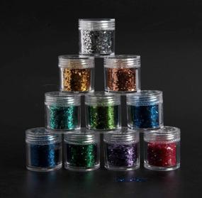 img 1 attached to 💎 HAPY SHOP 5D Embroidery Diamond Storage Box with Lid, 30 Clear Plastic Bead Containers with Lids - Ideal for Diamond Painting, Jewelry DIY Crafts, Art Rhinestones